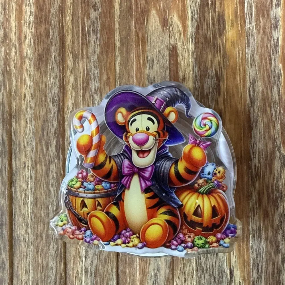 Magnetic Winnie the Poohs Halloween Themed Tigger Pop Up Phone Grip
